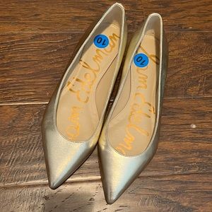 Sam Edelman Soft Gold Flats